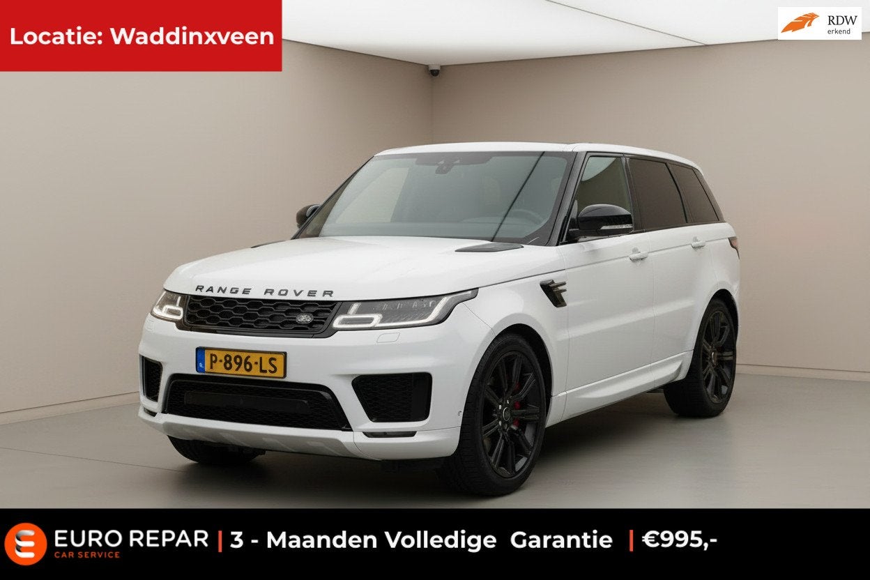 Land Rover Range Rover Sport 2.0 P400e Autobiography Dynamic, Automaat, 4 cilinders, 2500 kg, Wit