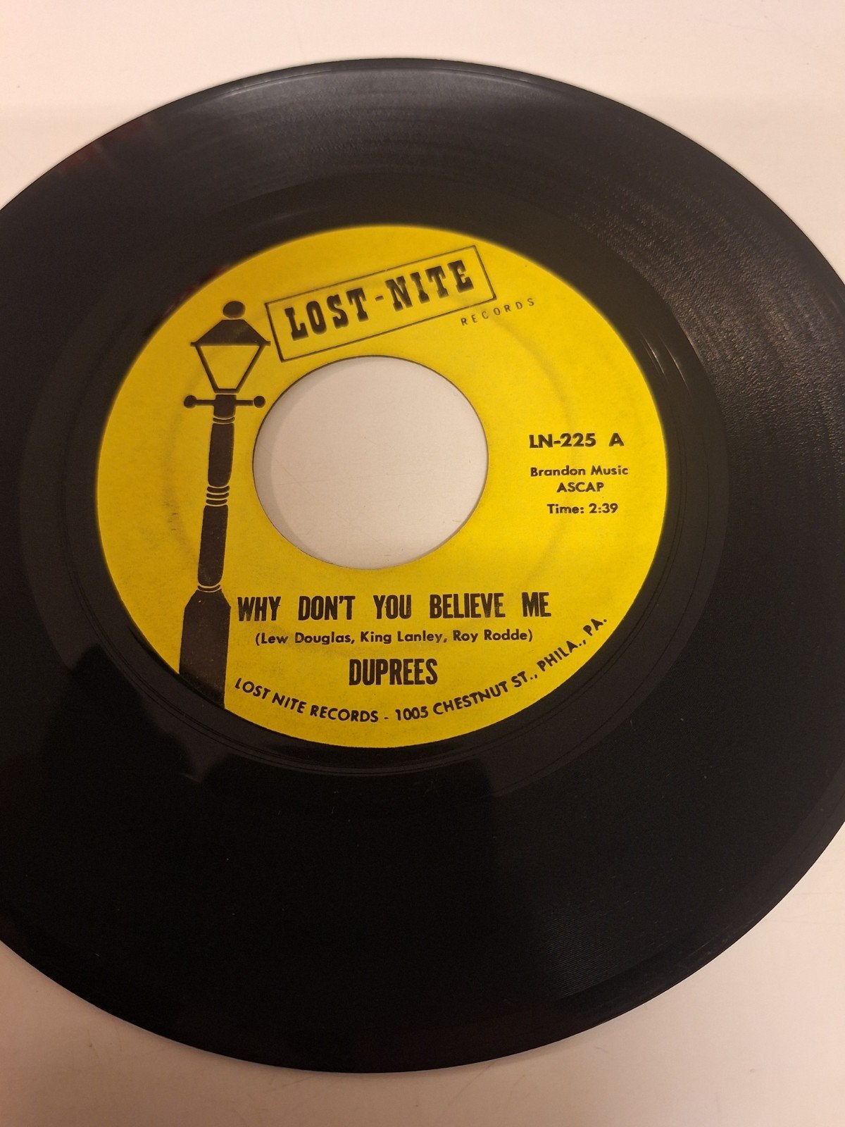 Duprees - Why don't you believe me, 1966. BeeBop., Verzenden, Overige genres