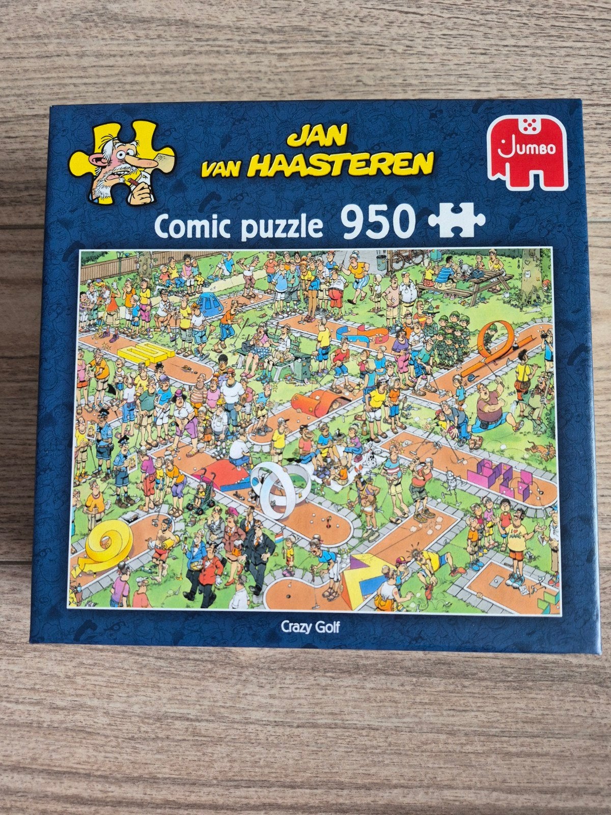 Jan van Haasteren  - Crazy Golf  - 950, Ophalen of Verzenden, 500 t/m 1500 stukjes, Zo goed als nieuw, Legpuzzel