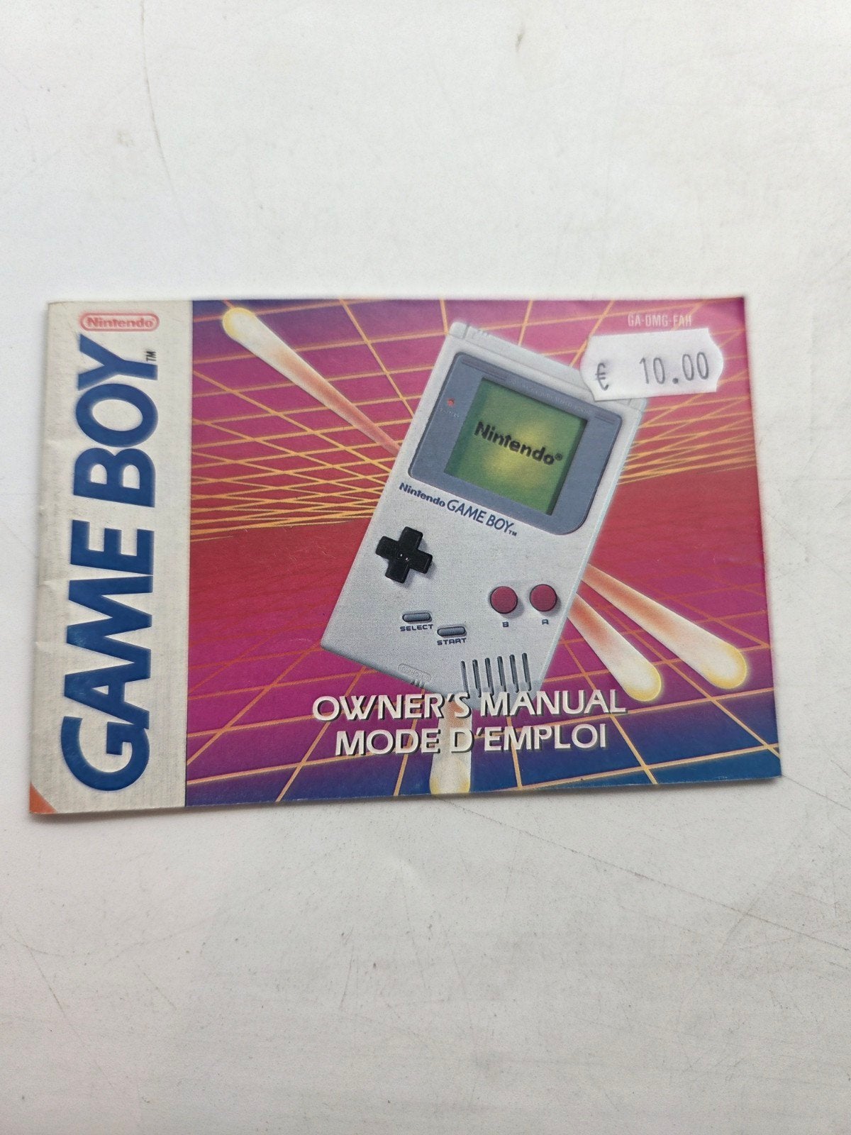 Handleiding Nintendo Game Boy Classic - Vintage, Nintendo, Gebruikt, Support@nintendo.com, Ophalen of Verzenden