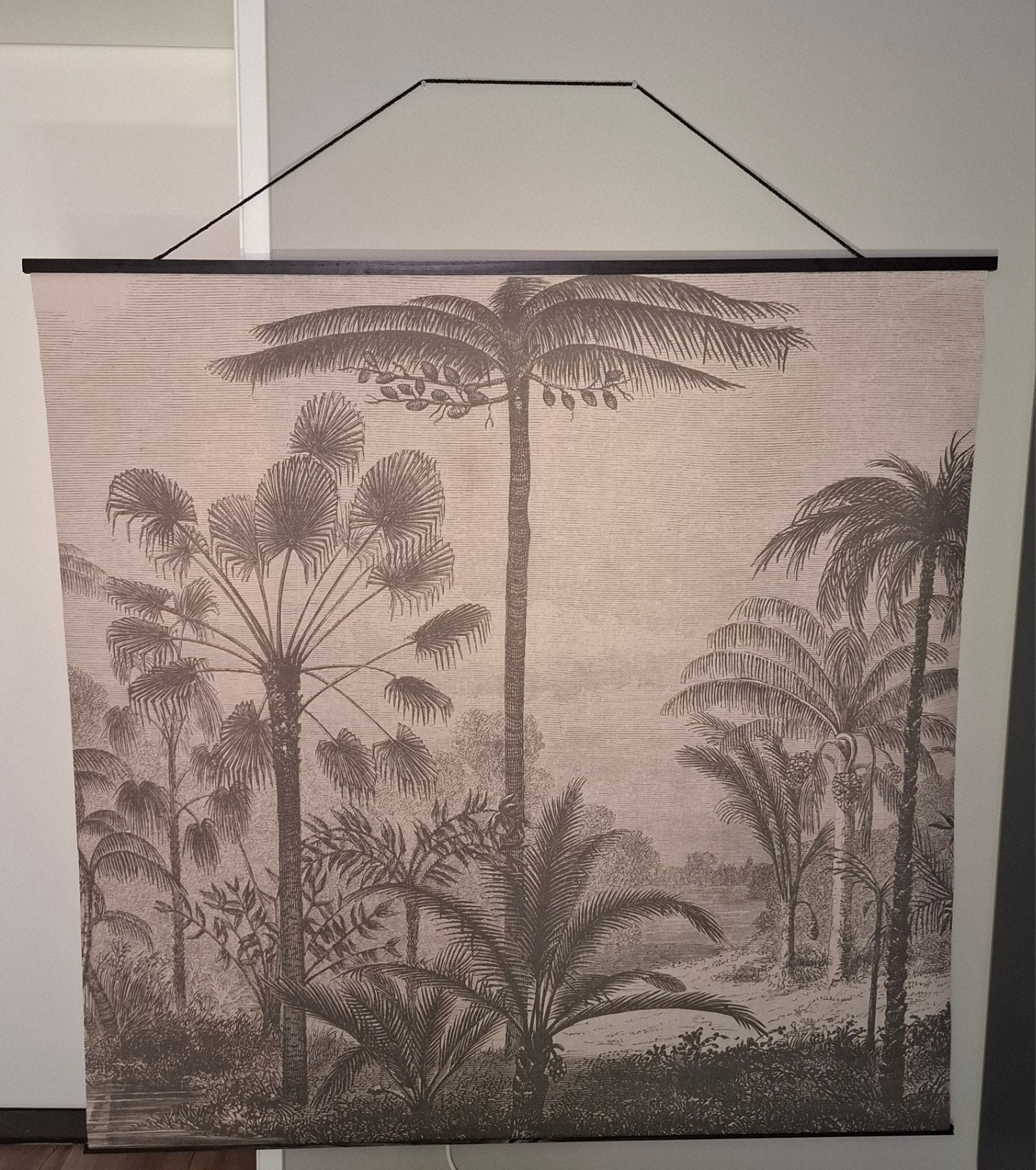 7x Wekoso Tropical Kakemono wanddecoratie La Redoute Nieuw, Ophalen, Hout, Meerkleurig, Wandkleed