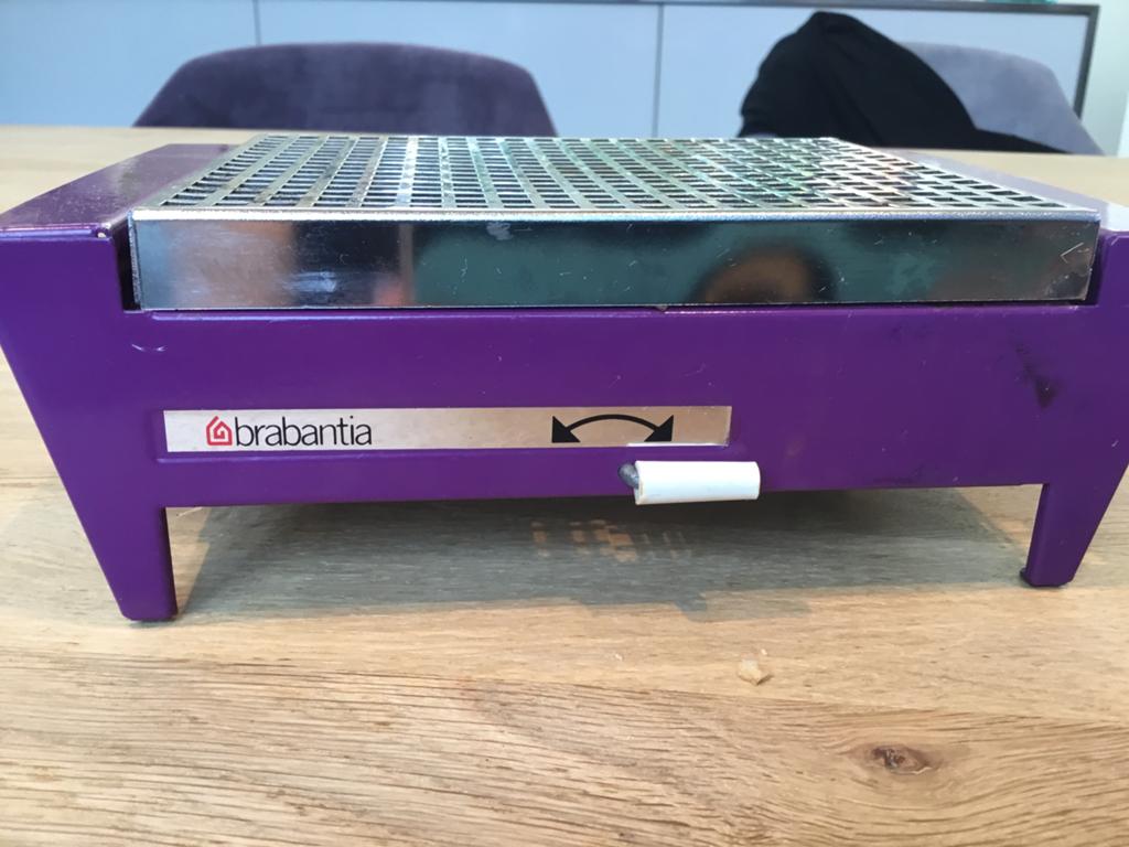 Brabantia warmhouder paars retro/ rechaud brabantia, Paars, Ophalen of Verzenden, Metaal, Brabantia