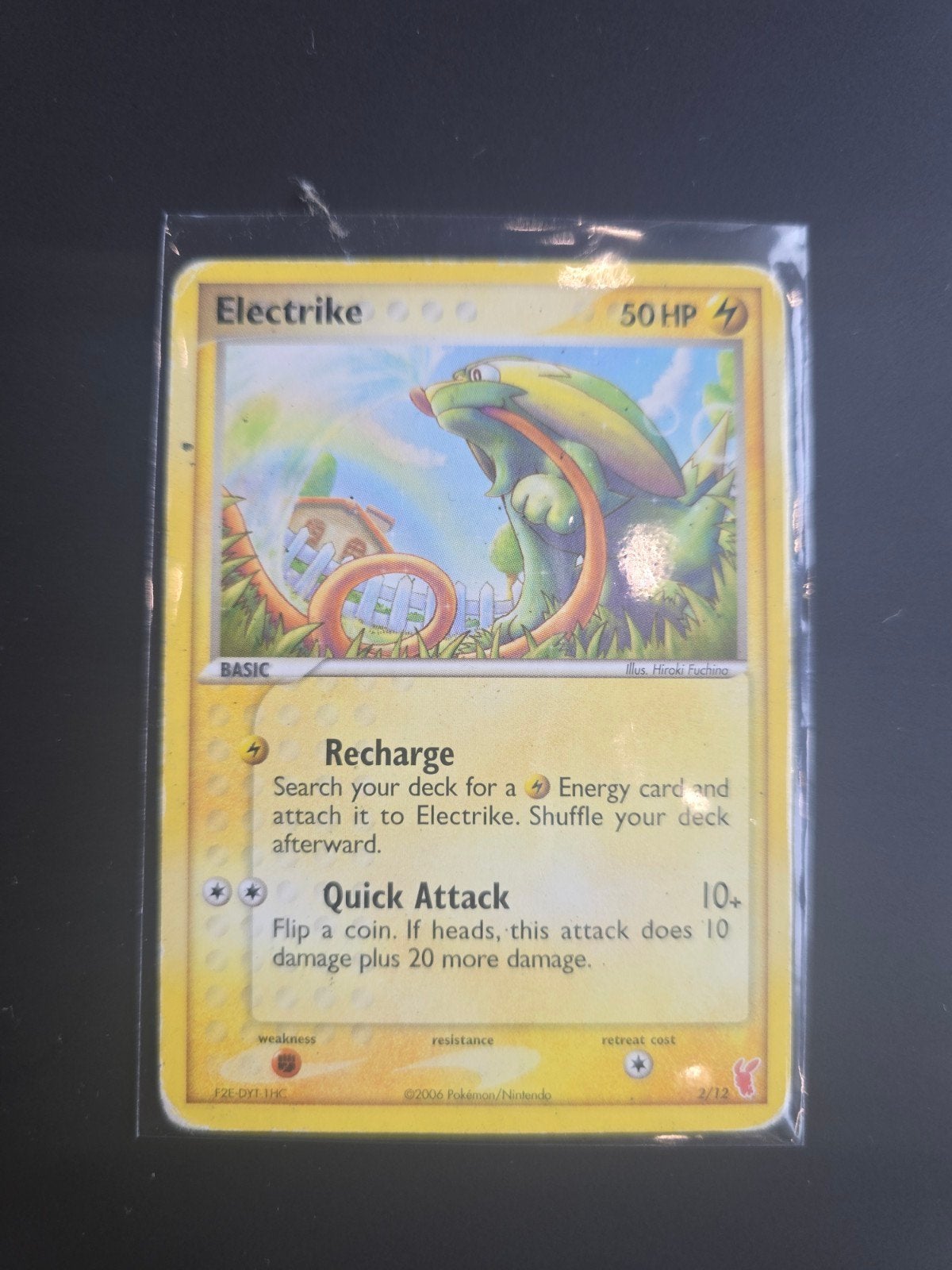 Electrike 2/12 Pokemon Plusle & Minun Kaart, Ophalen of Verzenden, Gebruikt, Losse kaart