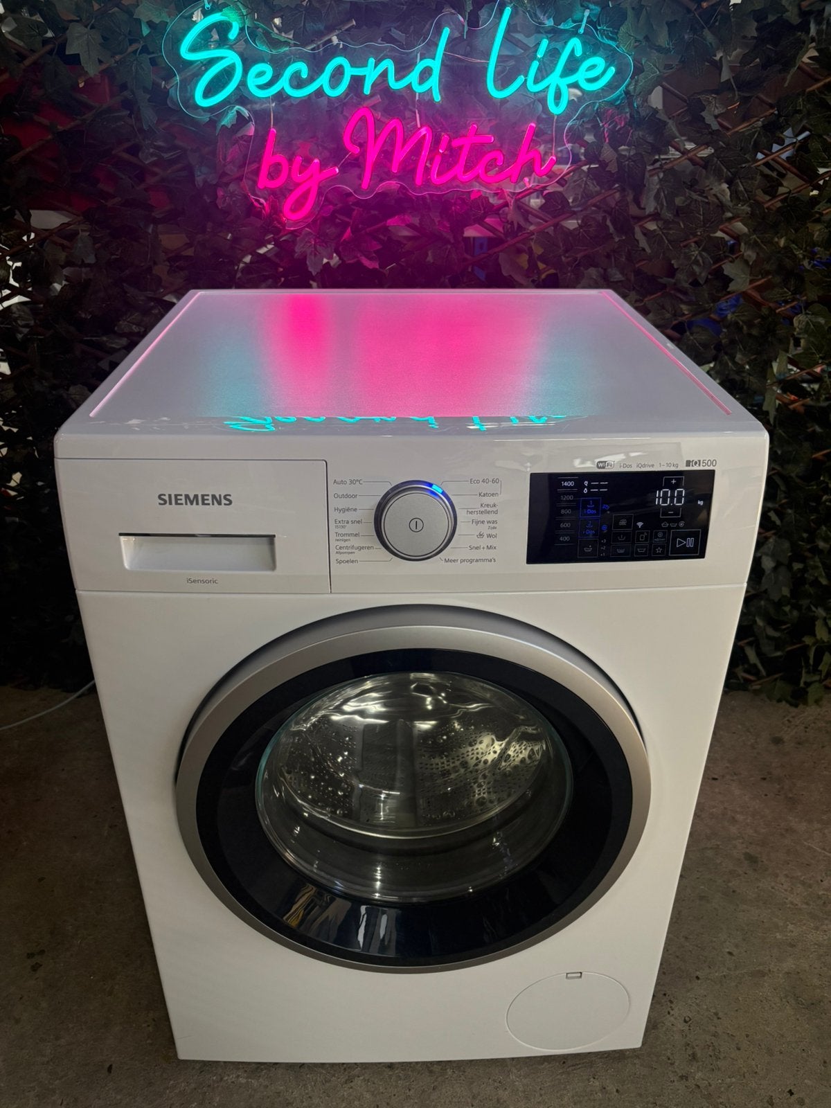 Siemens iQ500 10kg WiFi Wasmachine, Ophalen, 1200 tot 1600 toeren, 8 tot 10 kg, Refurbished