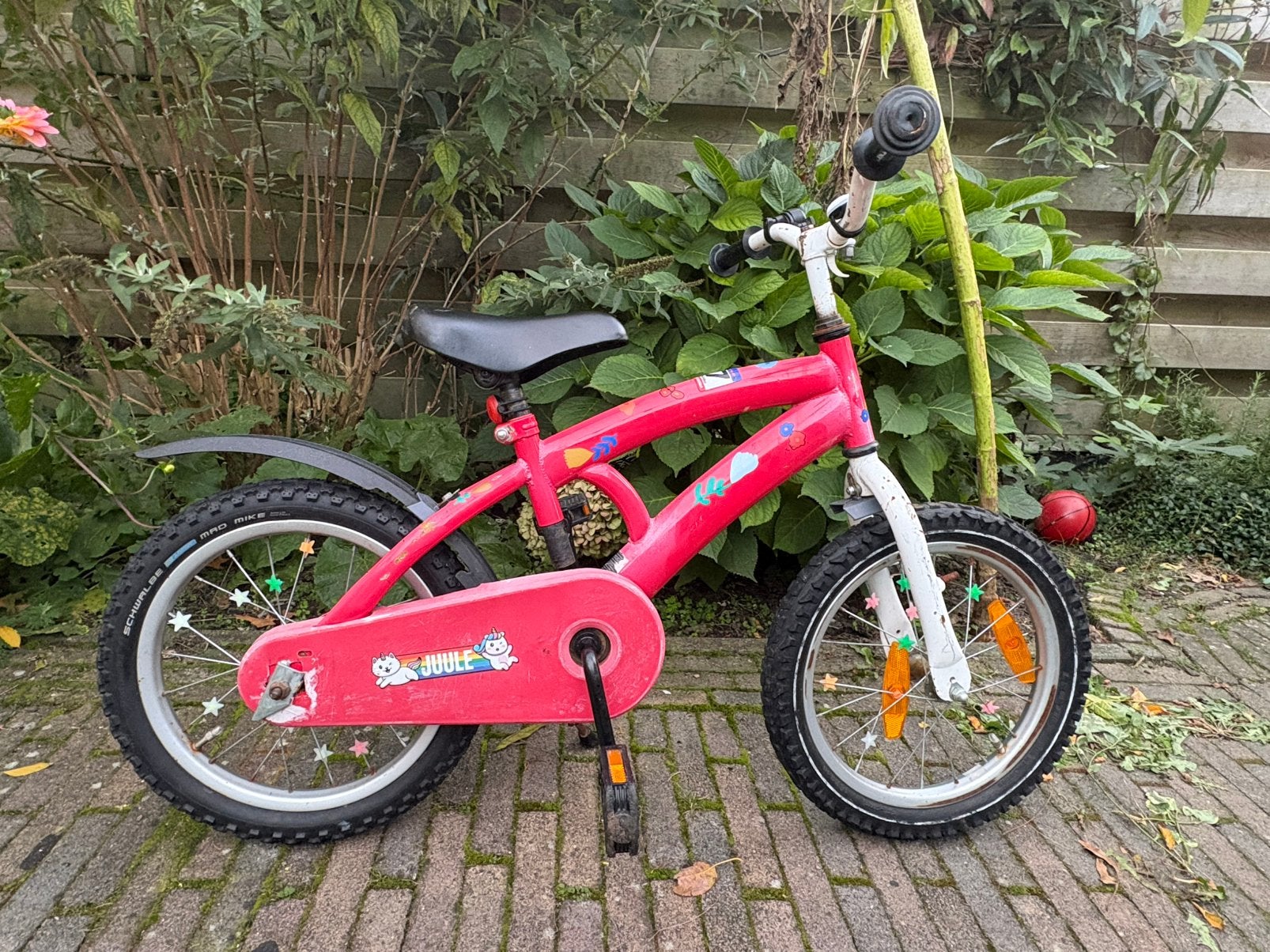 Kinderfiets 3 tot en met 5 jaar, Fietsen en Brommers, Ophalen, Gebruikt, Minder dan 16 inch