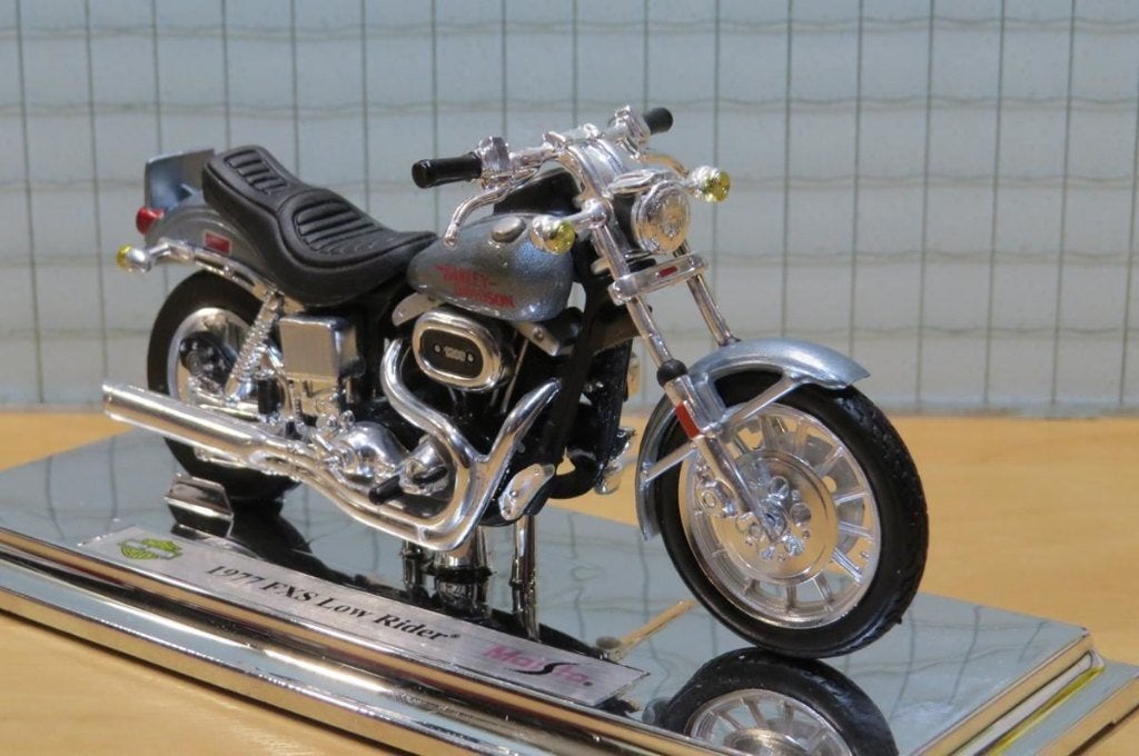 Harley Davidson FXS Low Rider 1977 1:18 (17), MayCheong, Maisto, Nieuw, Ophalen of Verzenden