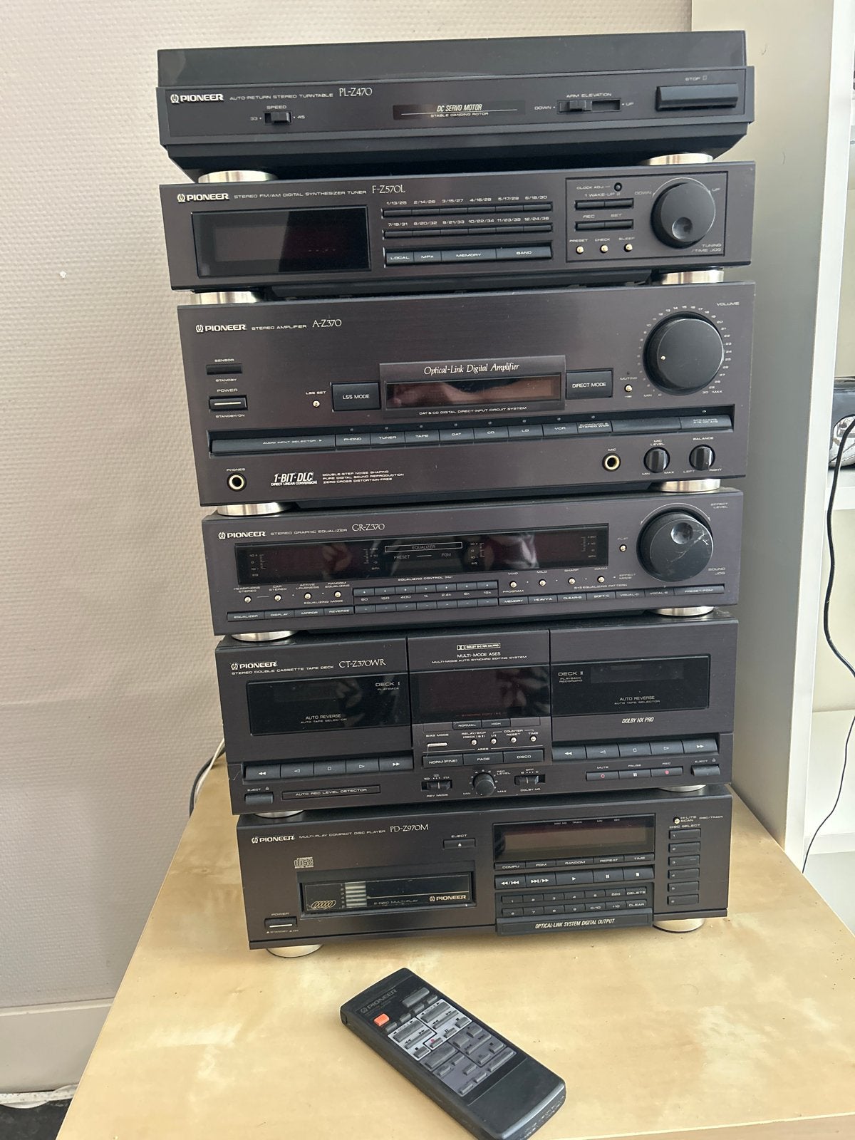 Complete Pioneer Hi-Fi set met boxen, Ophalen, Gebruikt, Cassettedeck, Losse componenten