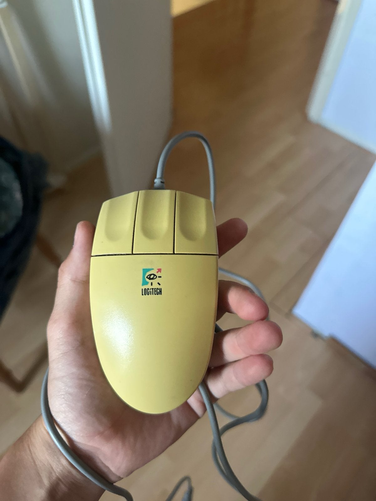 Vintage Logitech M-M35 Muis - Bedraad, Niet Getest, Computers en Software, Muizen, Ophalen of Verzenden, Gebruikt, Bedraad, Muis
