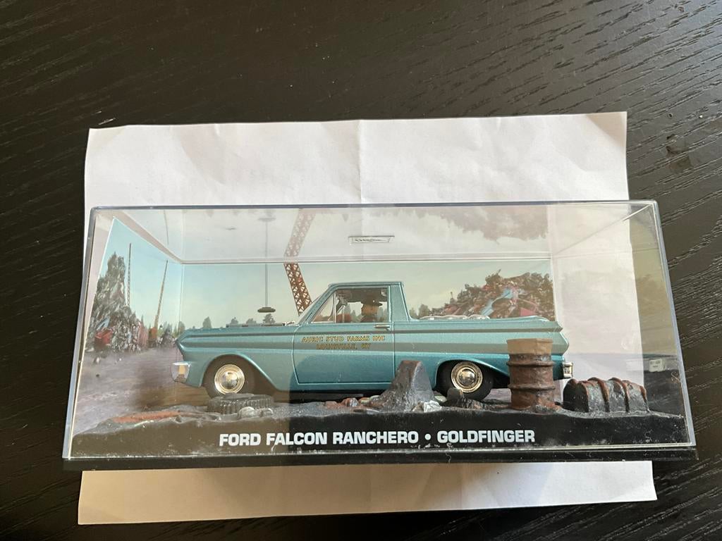 James bond Ford Falcon Ranchero Goldfinger/1.43, Ophalen, Zo goed als nieuw, Auto, Overige merken