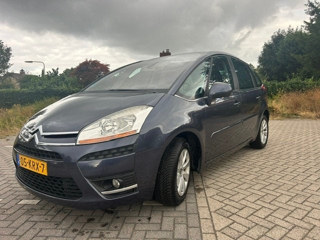 Citroën C4 1.6 THP Eb6v 2010, Stof, Zwart, 4 cilinders, Blauw