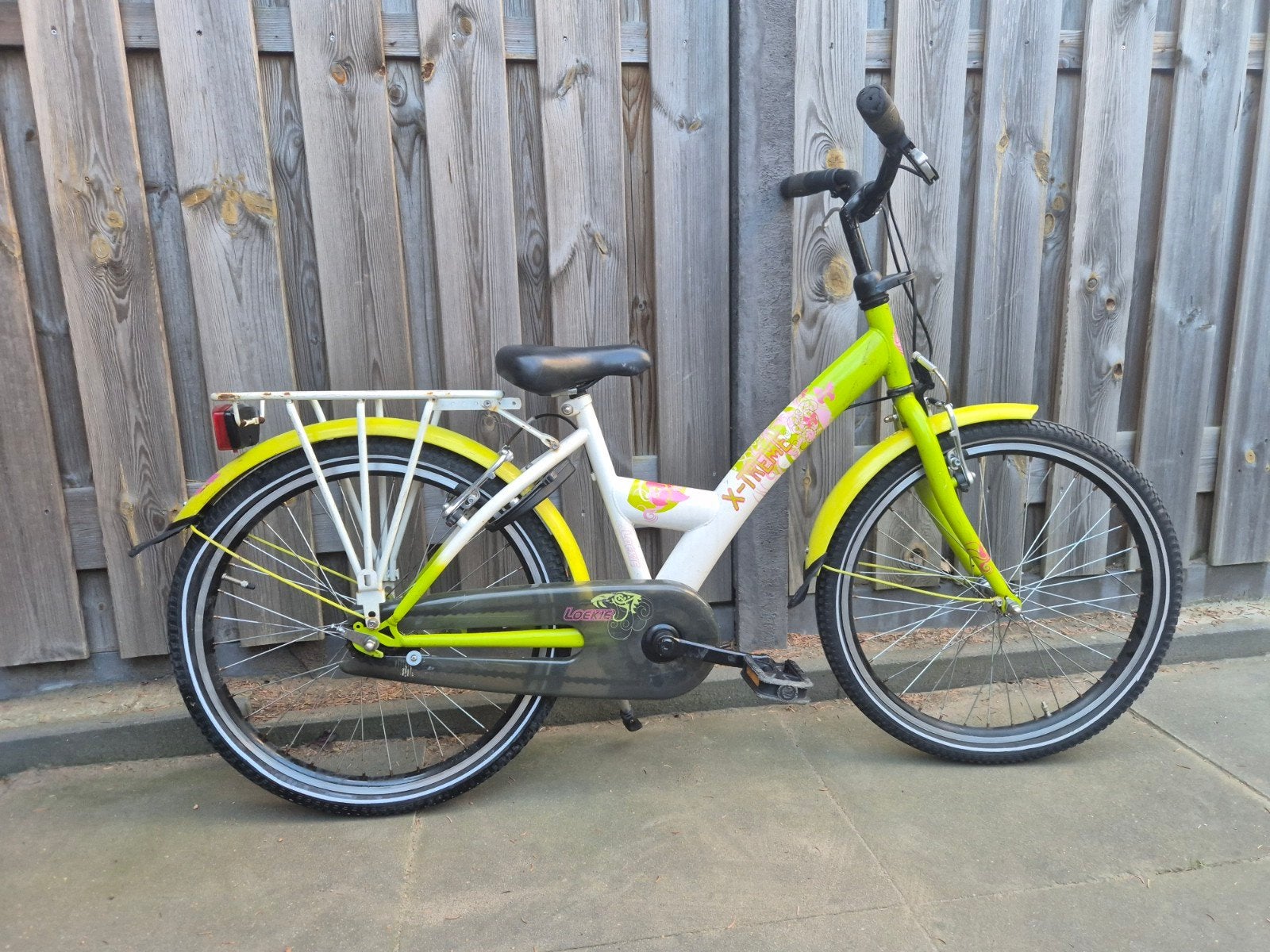 Kinderfiets X-tract 20 inch - Gebruikt, X-tract, Velgrem, Ophalen of Verzenden, 16 tot 20 inch