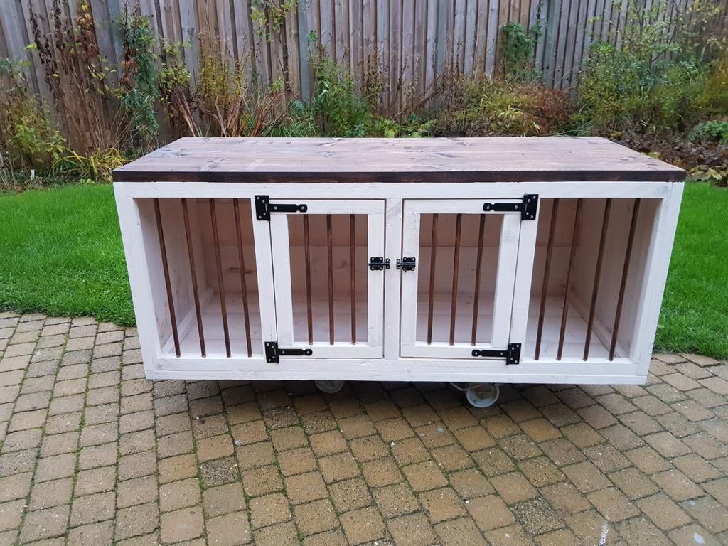 Hondenbench steigerhout, Dieren en Toebehoren, Hondenbenches, Ophalen of Verzenden, Nieuw