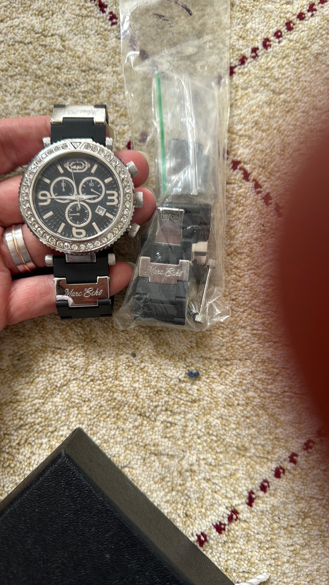 Marc ecko horloge, Ophalen of Verzenden, Zo goed als nieuw, Staal, Overige merken