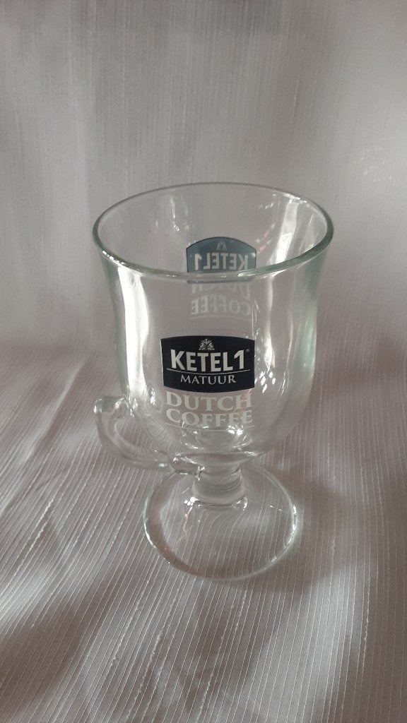 KETEL 1 DUTCH COFFEE glas, (irish coffee), Ophalen of Verzenden, Zo goed als nieuw, Borrel- of Shotglas