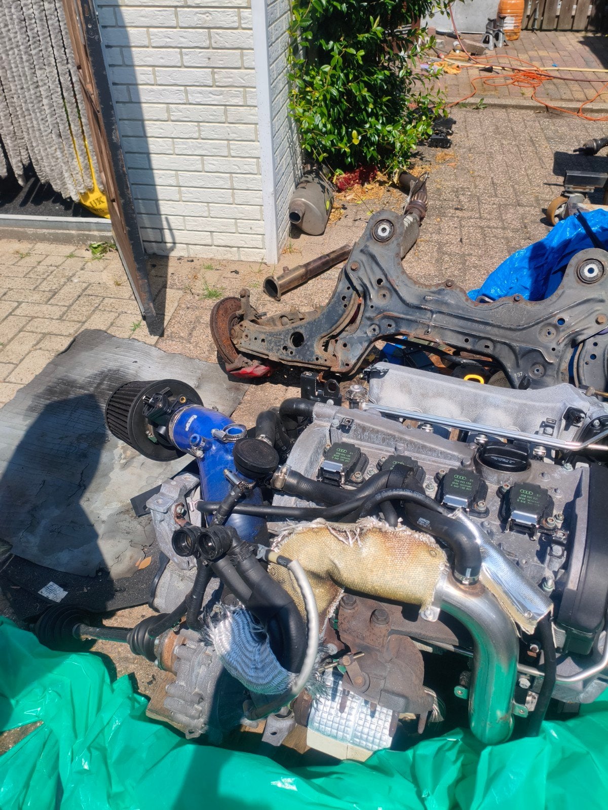 1.8T 20vt AGU!! GTI motor 266.000 km motor in goede staat!, Ophalen, Gebruikt, Volkswagen