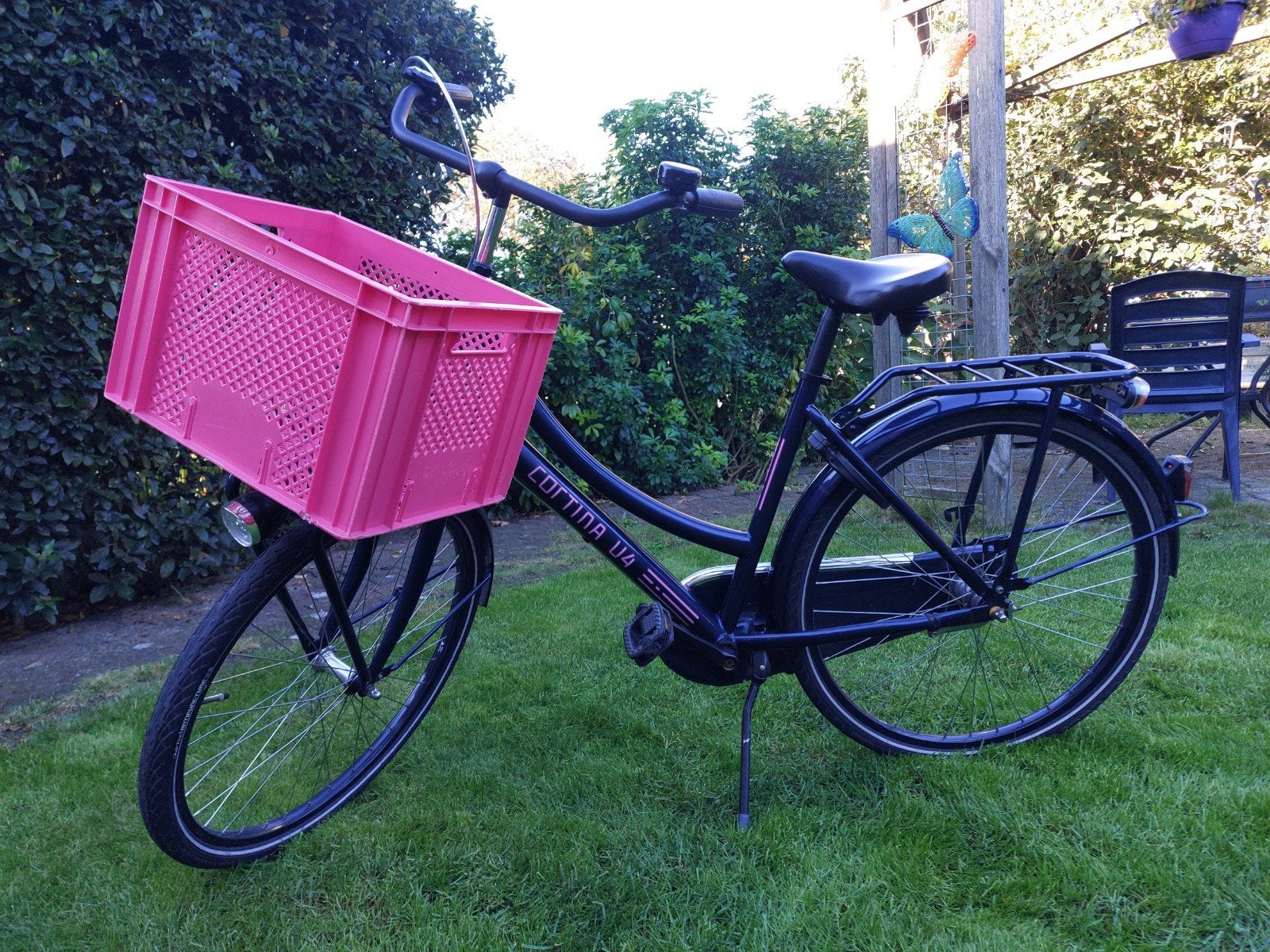 Cortina U4 26 inch meisjesfiets, Ophalen, Terugtraprem, Gebruikt, Cortina U4 transportfiets