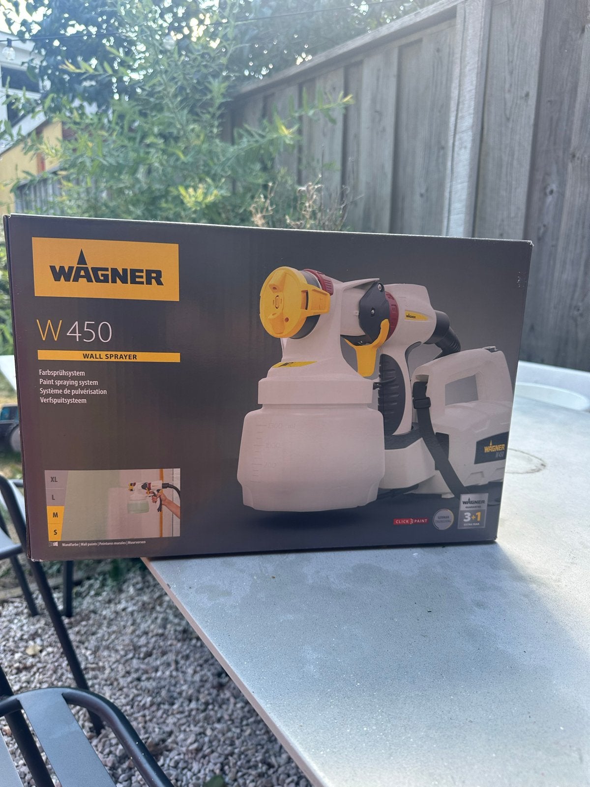 Wagner W 450 Verfspuit - Zo goed als nieuw, Ophalen, Zo goed als nieuw, Verfspuit of Verfpomp