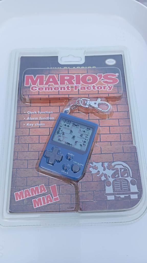 Game & Watch Nintendo Mini Classics Mario's Cement Factory, Spelcomputers en Games, Games | Nintendo Game Boy, Avontuur en Actie