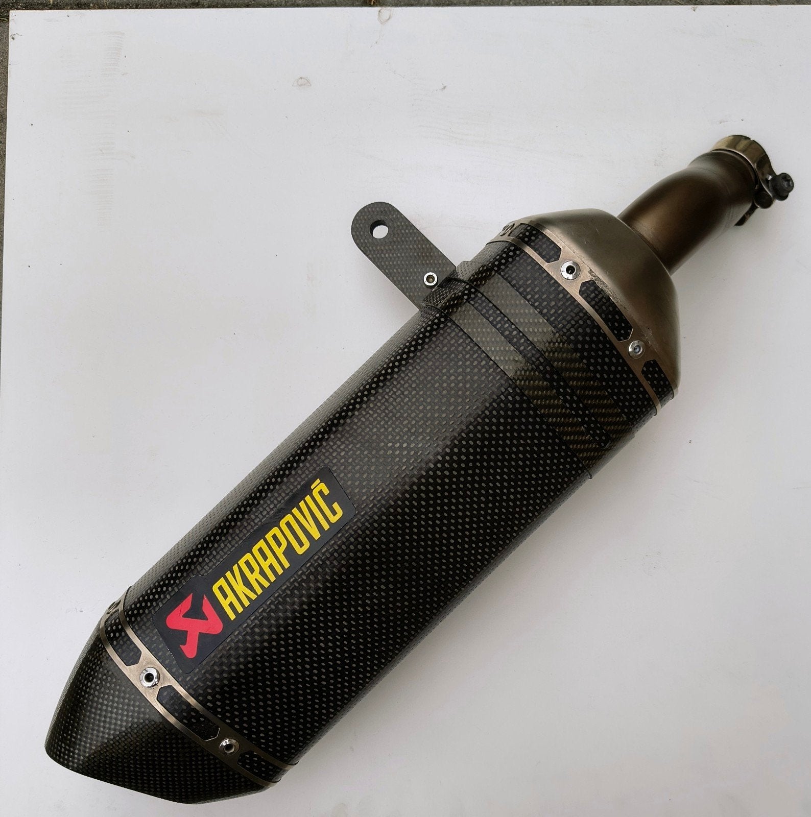 Akrapovic demper Kawasaki z300 / Ninja 300, Motoren, Ophalen, Gebruikt