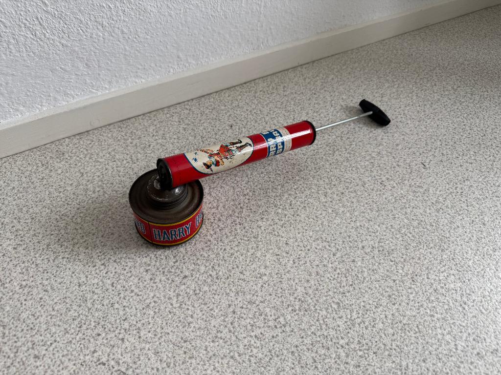 Vintage Harry Brand insectenspray verstuiver / handpomp, Antiek en Kunst, Ophalen
