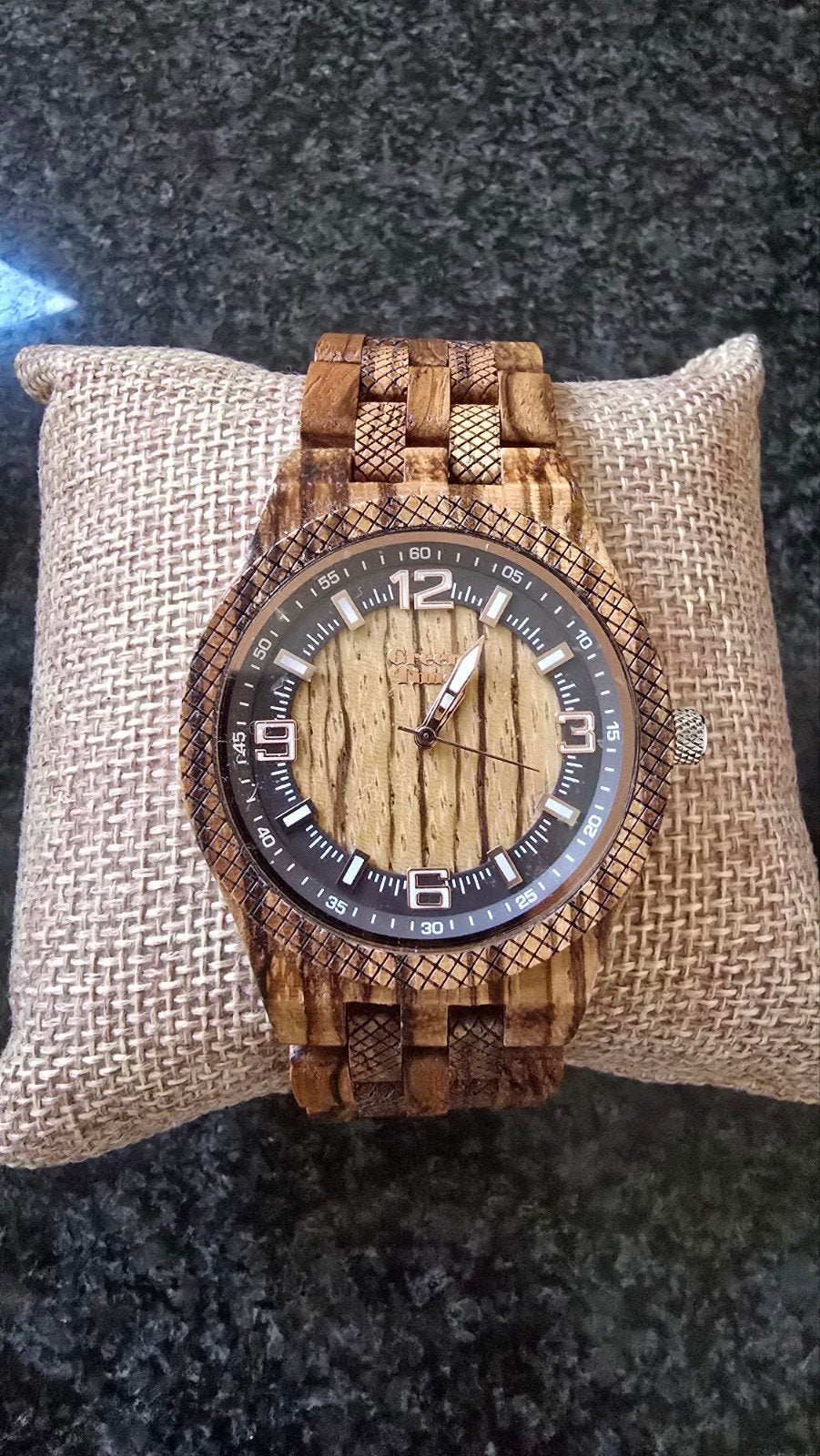 Greentime Woodwatch unisex, Ophalen of Verzenden, Zo goed als nieuw, Overige materialen, Overige merken
