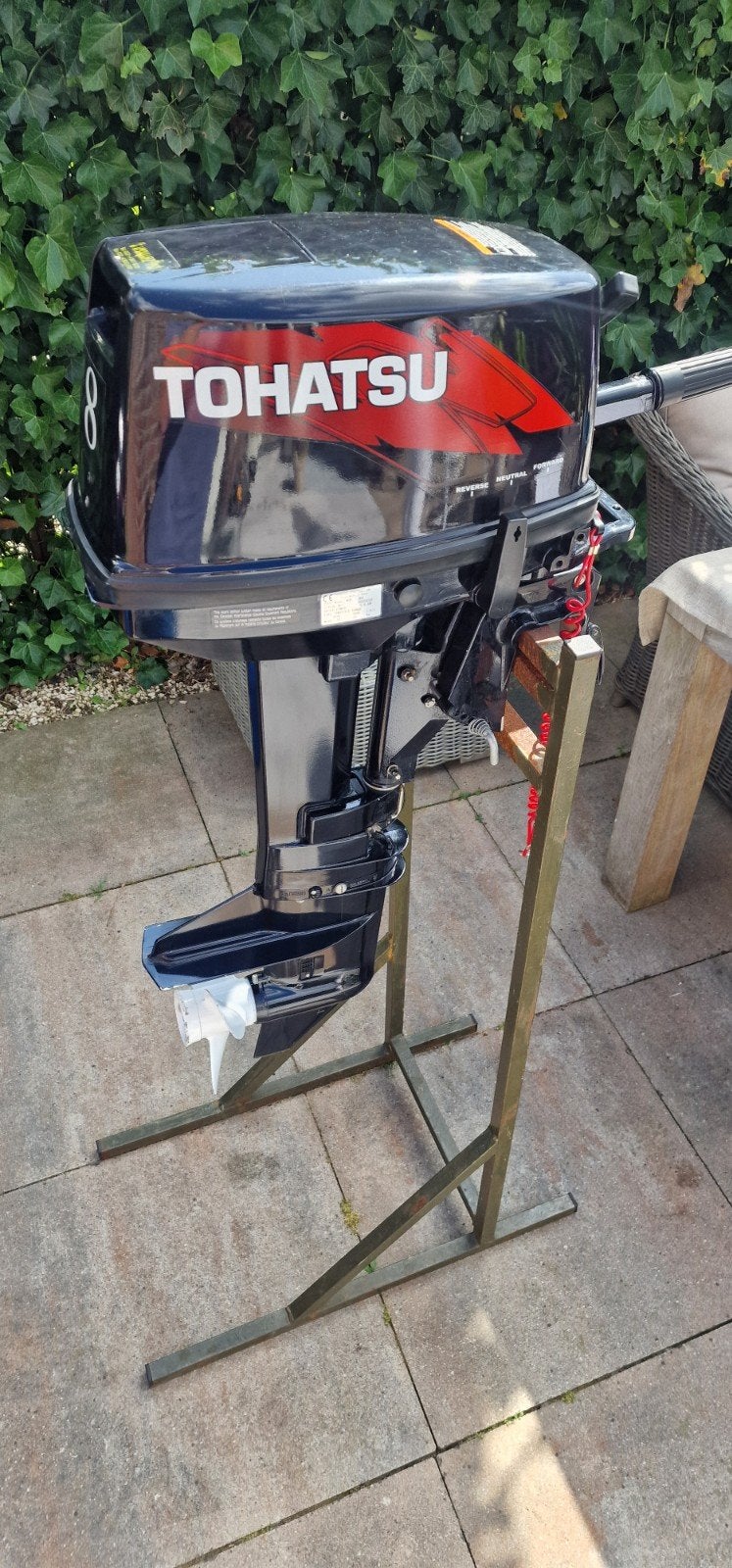 Tohatsu 8 pk 2 takt kortstaart, Ophalen, Zo goed als nieuw, Motor en Techniek
