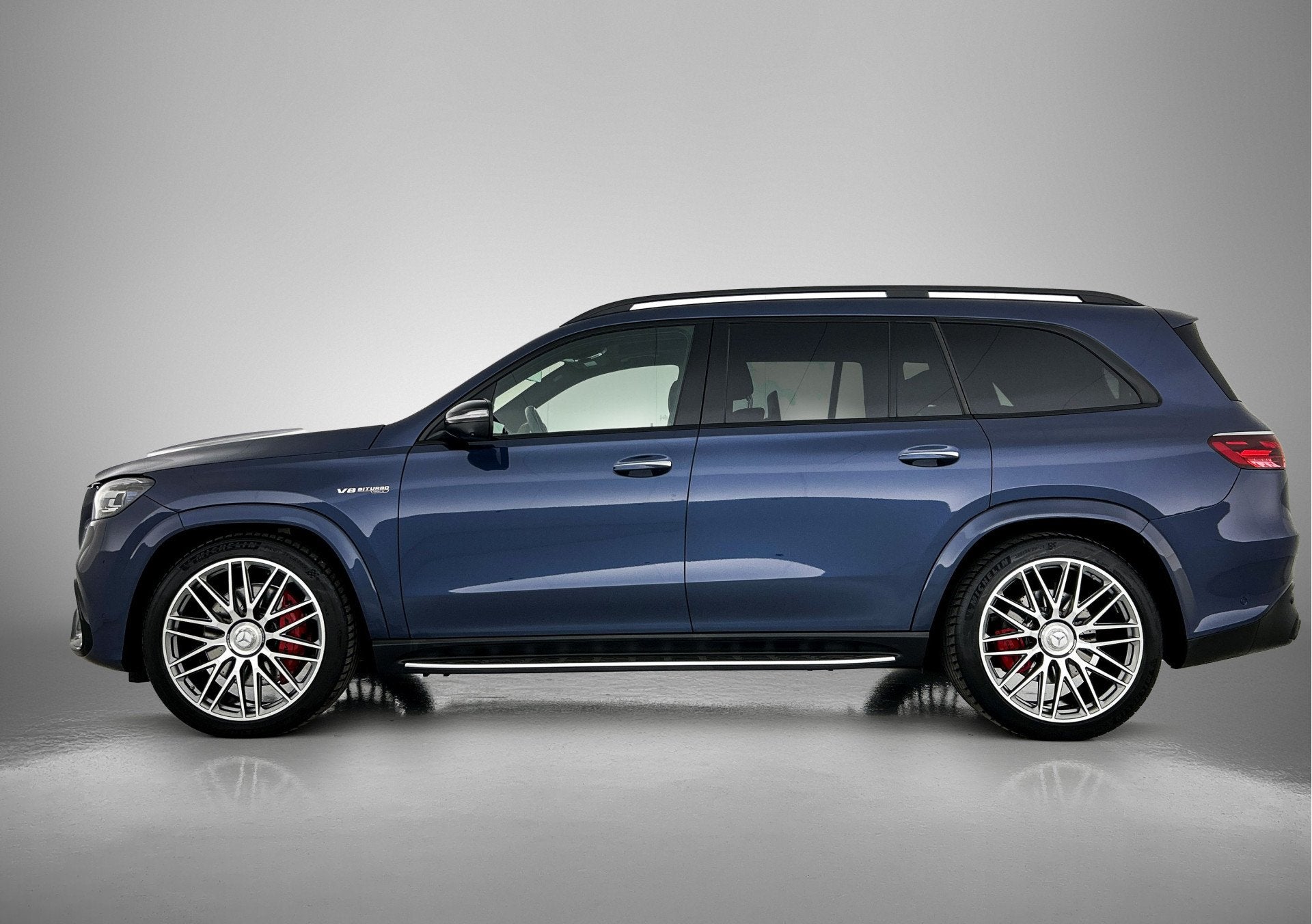 Mercedes-Benz GLS AMG 63 4MATIC+ | Panoramadak | Alarm | Ele, 12 maanden, Gebruikt, Blauw, 7 stoelen