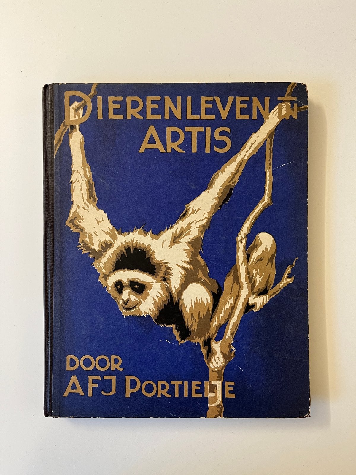 Dierenleven in Artis - AFJ Portielje (1938) Verlade Album, Antiek en Kunst, Ophalen of Verzenden