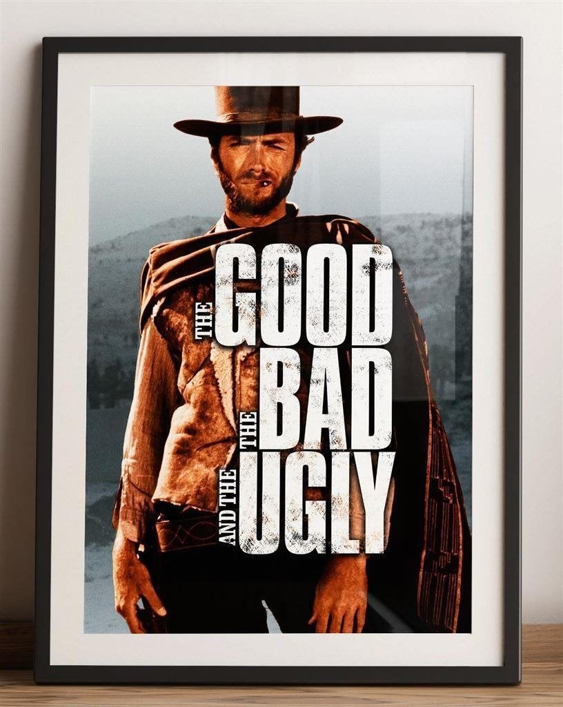 The Good the Bad Western Film Poster 50x70cm