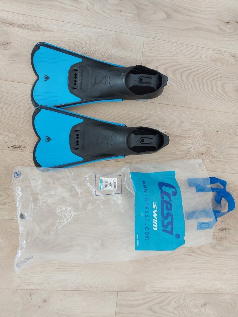 Cressi trainings flippers maat 43-44, Ophalen of Verzenden, Zo goed als nieuw, Snorkel