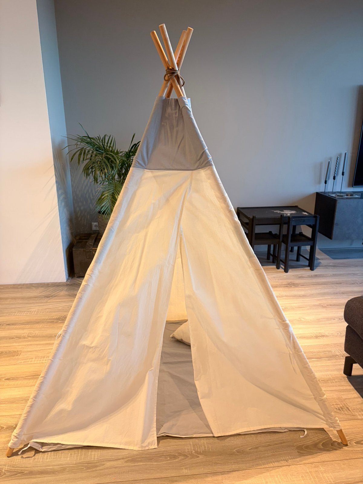 Tipi tent, Ophalen, Zo goed als nieuw