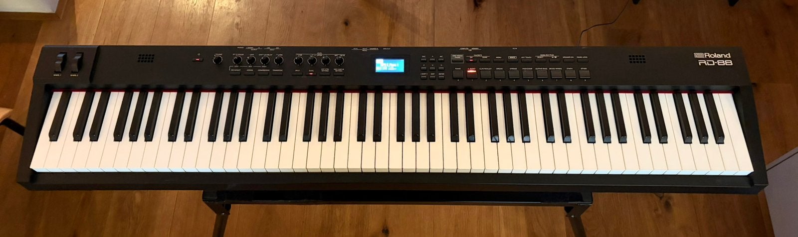 Roland RD-88 stage piano in nieuwstaat, Ophalen of Verzenden, Zo goed als nieuw, Zwart