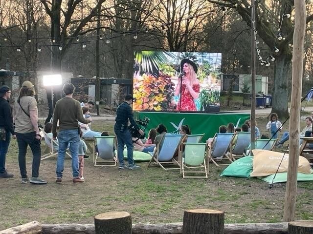 led video scherm om trailer aanhanger, Ophalen, Mobiscreen, Zo goed als nieuw, Mobiscreen
