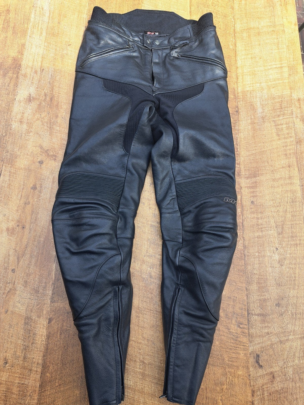Mqp lederen Motorbroek 50, Motoren, Kleding | Motorkleding, Broek | leer, Heren, MQP, Ophalen of Verzenden