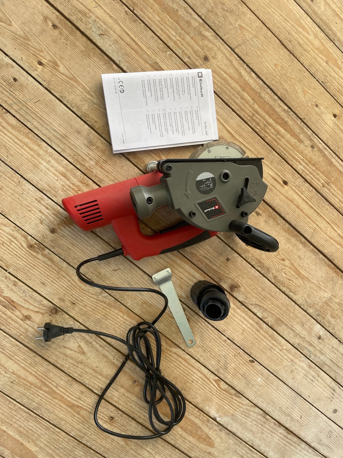 Einhell muursleuffrees 1320 W ongebruikt, Ophalen, Zo goed als nieuw, Minder dan 700 watt, Werkbankslijpmachine