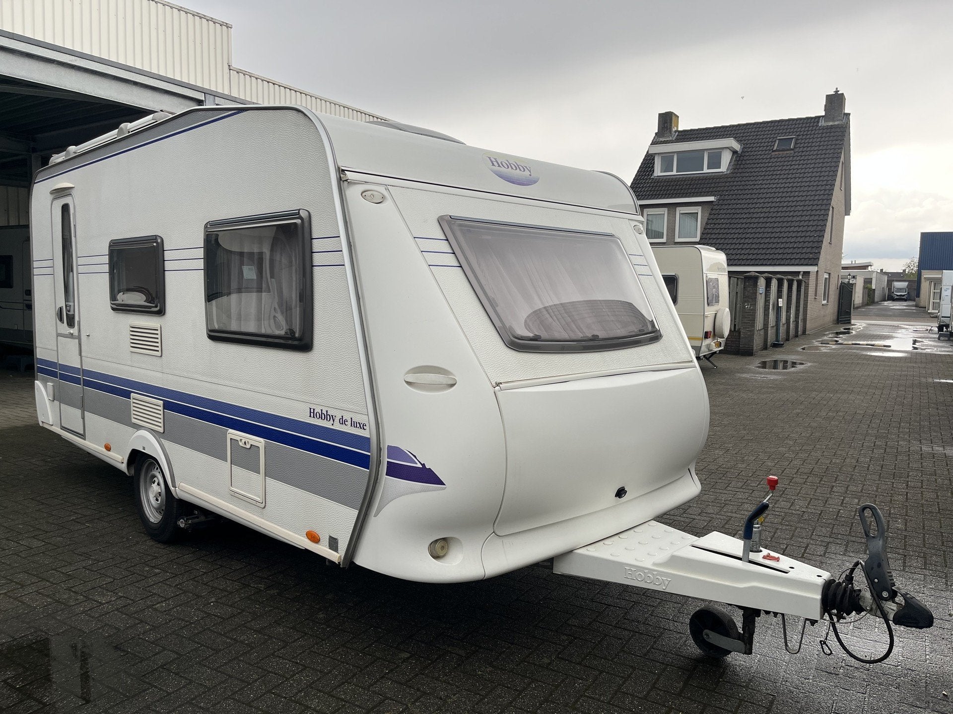 Hobby 440 SF de luxe met Mover (bj 2008), Hobby, Schokbreker, Bedrijf, 4 tot 5 meter
