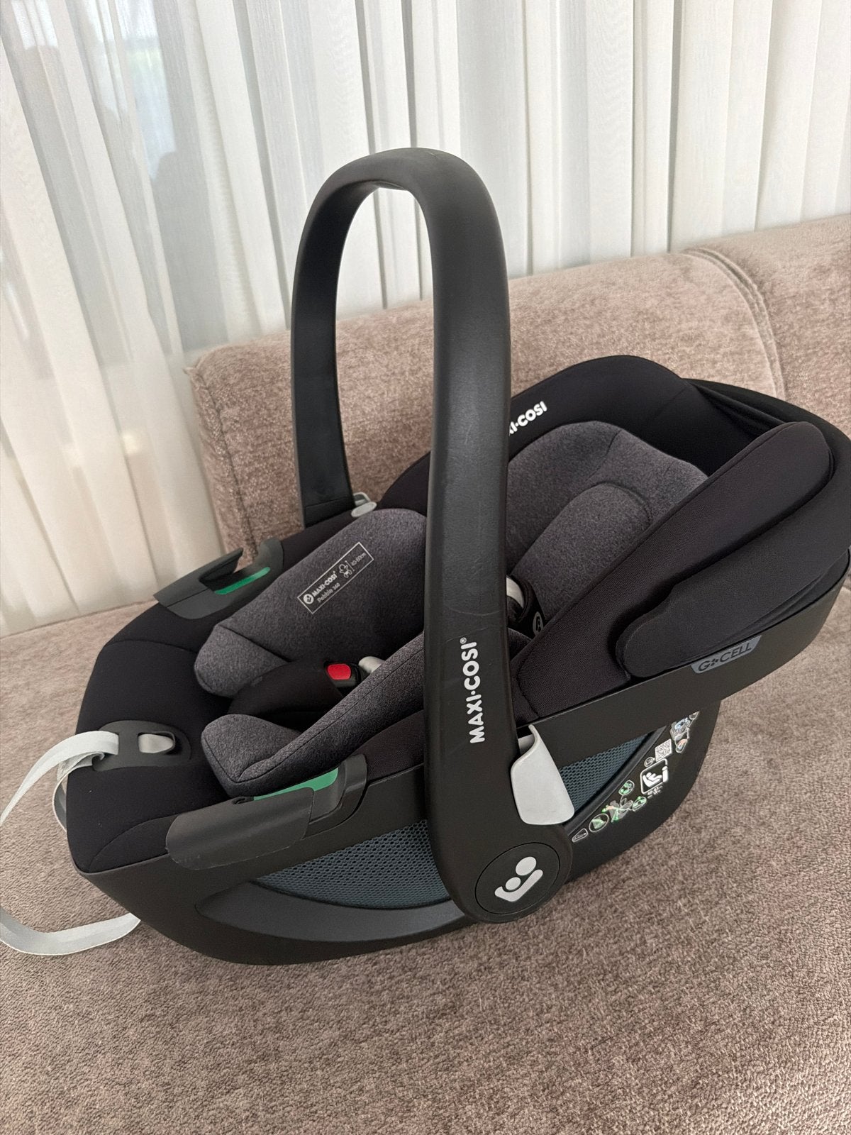 Maxi-Cosi autostoel pebble 360 + Adapters, Ophalen, 0 t/m 13 kg, Maxi-Cosi, Gebruikt