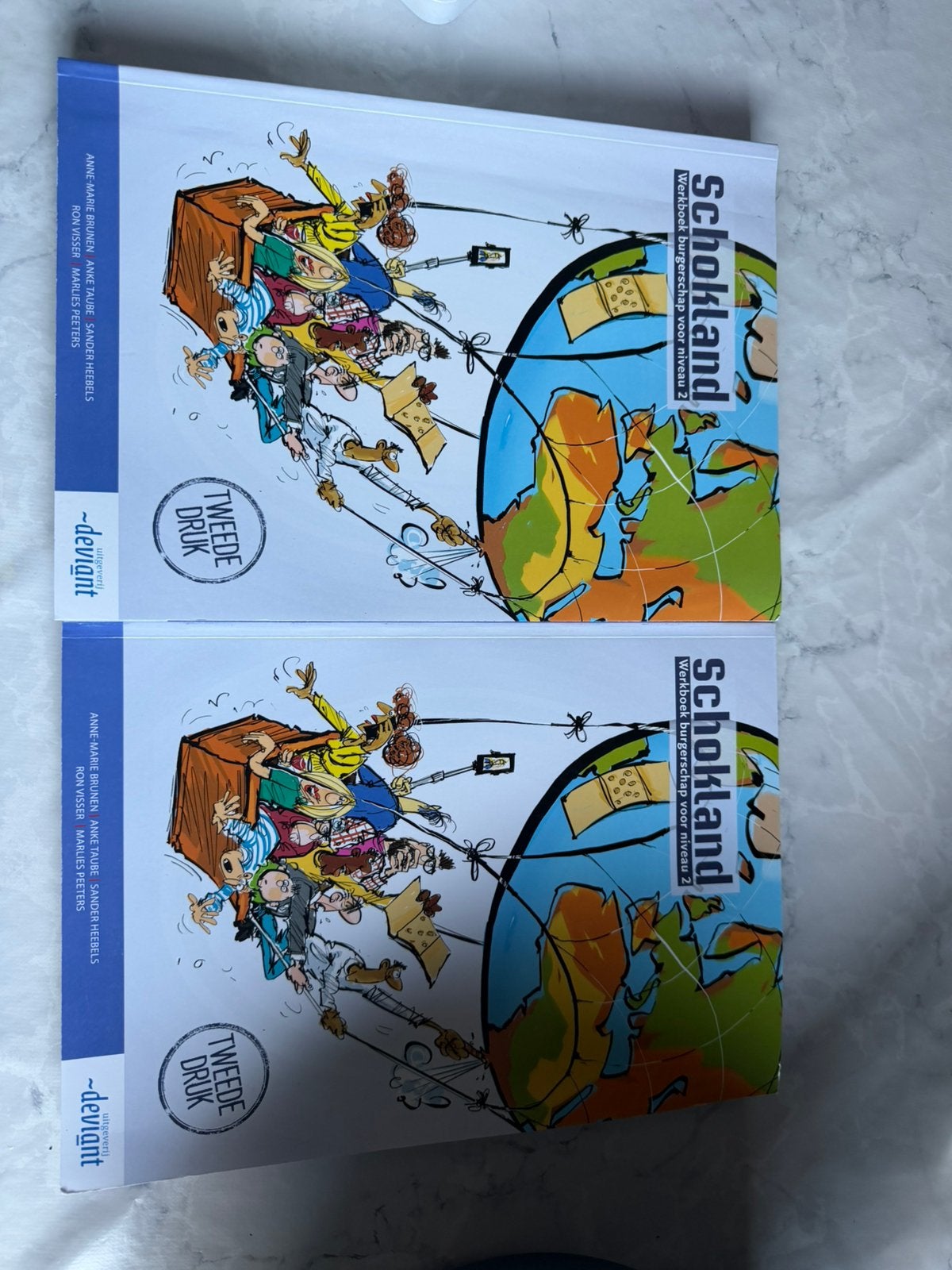 Schokland Werkboek burgerschap niveau 2, Ophalen of Verzenden, Zo goed als nieuw, Speelkaart(en)
