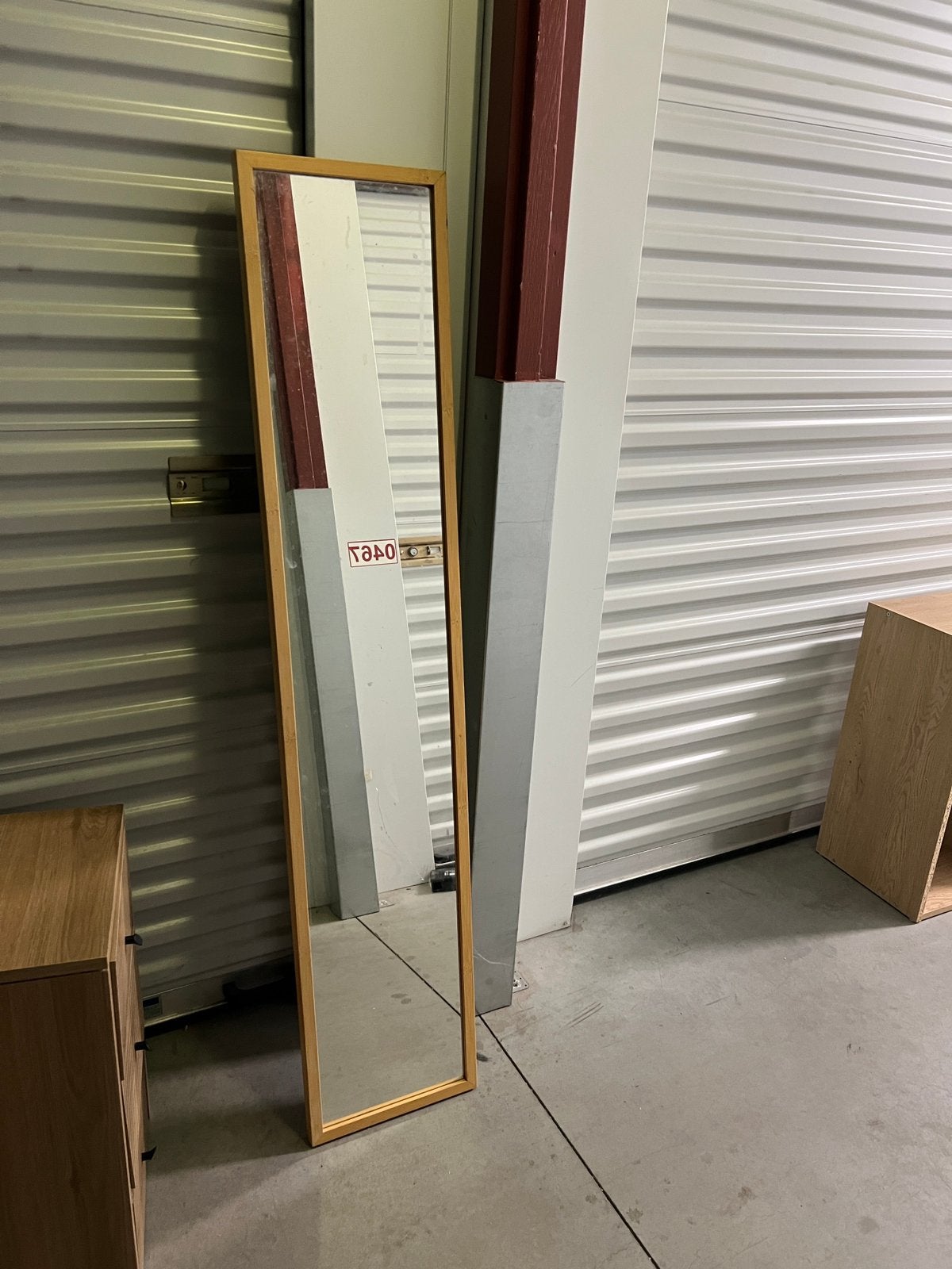 standing or wall mirror, Ophalen, Minder dan 50 cm, 100 tot 150 cm, Zo goed als nieuw