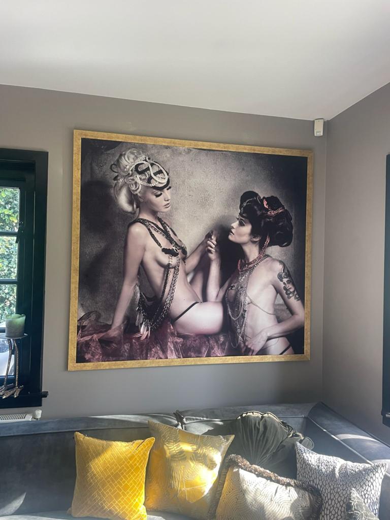 Wand deco Elmar Dam, Ophalen