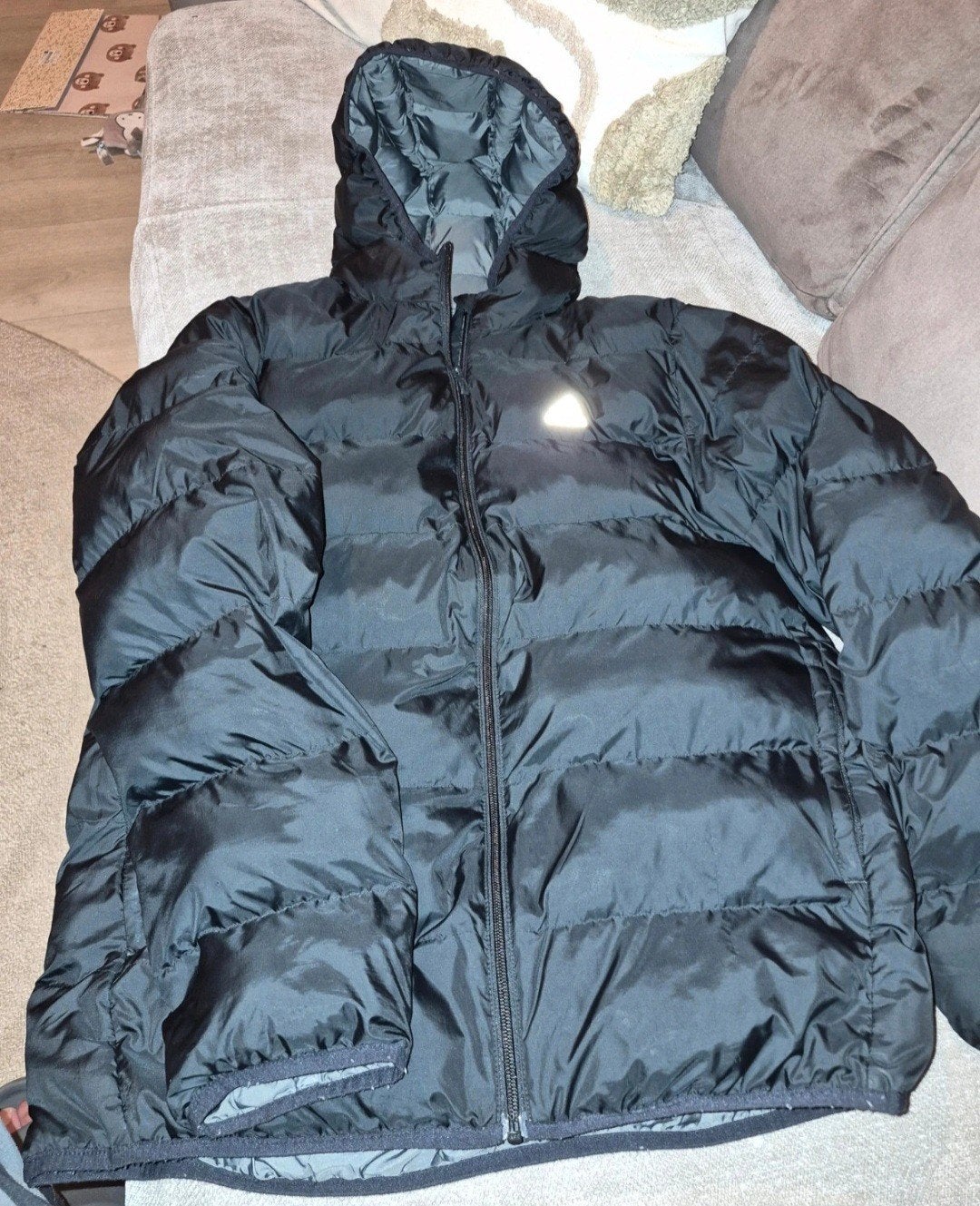 Mooie zwarte Adidas jas maat 176 (XL) voor kinderen, Adidas, Gebruikt, Jongen of Meisje, Ophalen of Verzenden