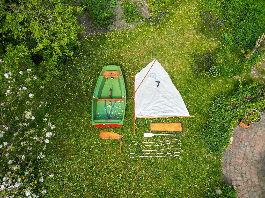 Optimist, Watersport en Boten, Ophalen of Verzenden, Gebruikt, Overige typen, Zeilboot
