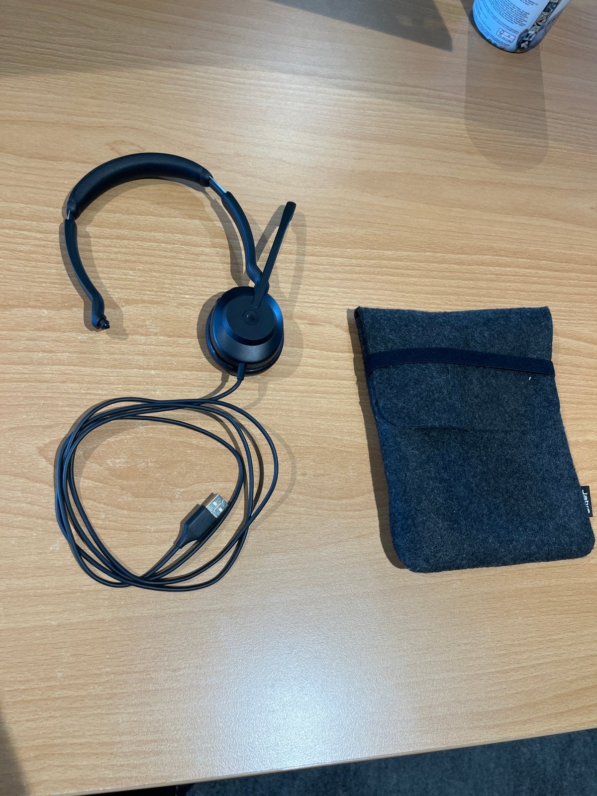 Jabra Evolve 20 MS Stereo Headset met USB-A Aansluiting, Audio, Tv en Foto, Koptelefoons, Gebruikt, Ophalen of Verzenden, Over-ear