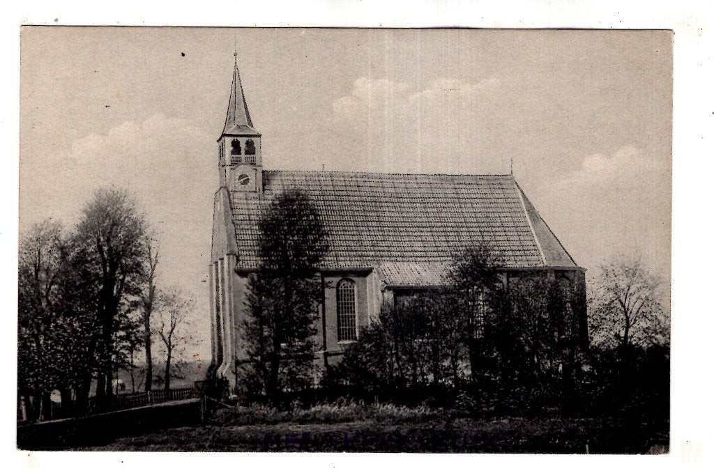 Amsterdam Noord Buiksloot met kerkje, Verzenden, Voor 1920, Ongelopen, Noord-Holland