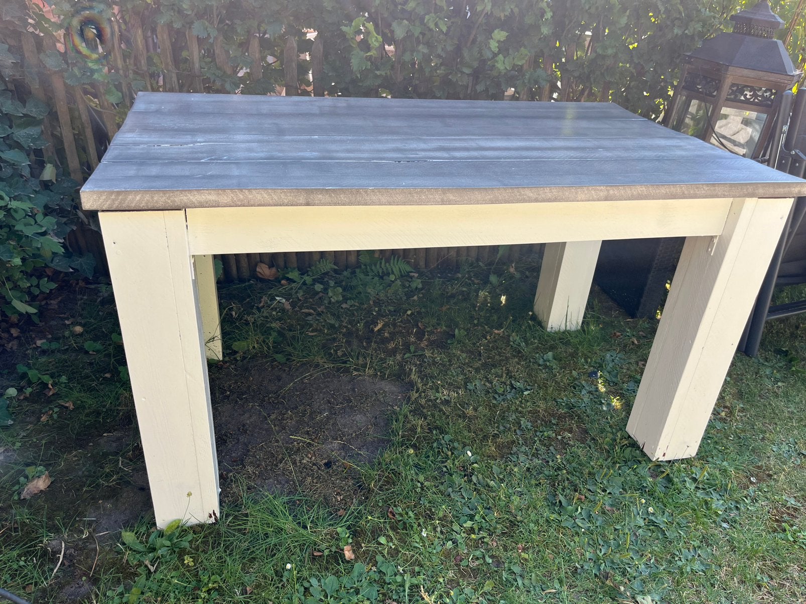 Tuintafel, Ophalen