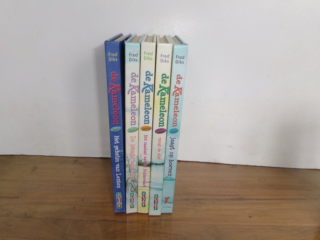 5  boeken van kameleon junior, Ophalen of Verzenden, Zo goed als nieuw, Fred Diks, Fictie algemeen