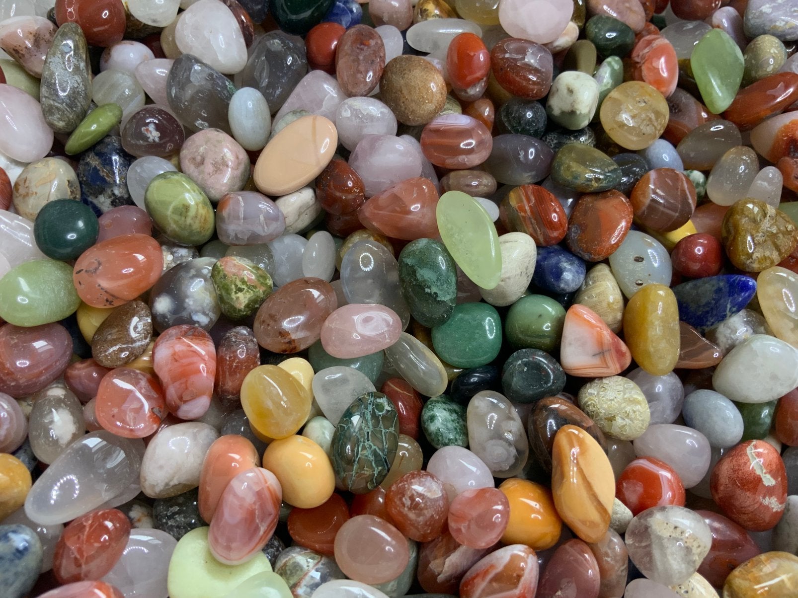 Trommelstenen Mix 10-15mm 250 gram, Ophalen of Verzenden, Zo goed als nieuw