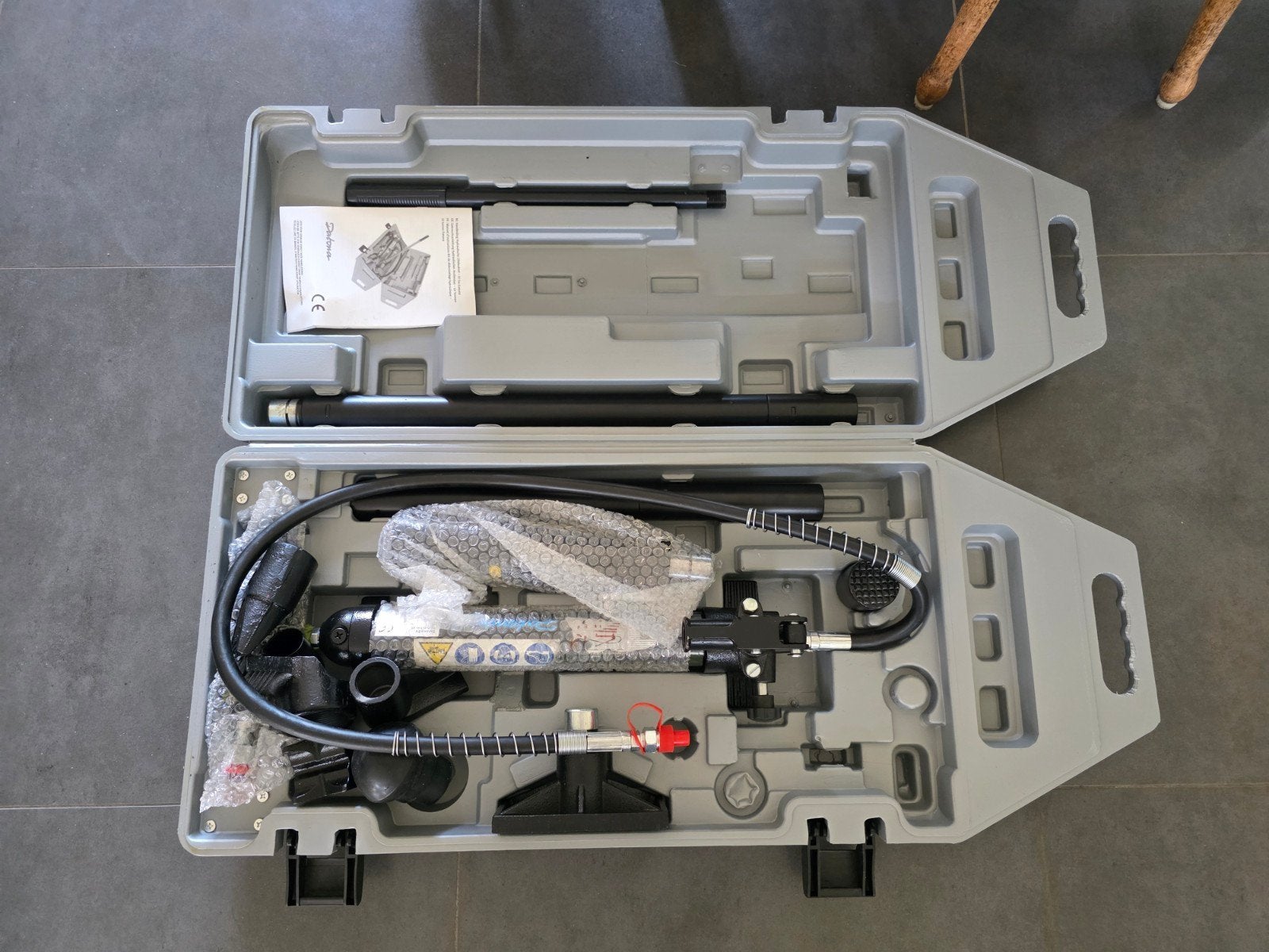 Hydraulische uitdeukset Datona 10 ton porta power, Auto diversen, Autogereedschap, Ophalen, Zo goed als nieuw