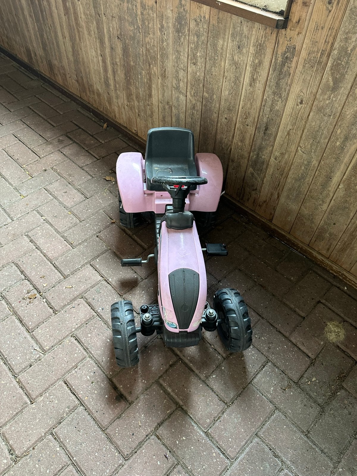 Roze Princess Lia traptractor voor kinderen, Ophalen, Gebruikt, Trapvoertuig