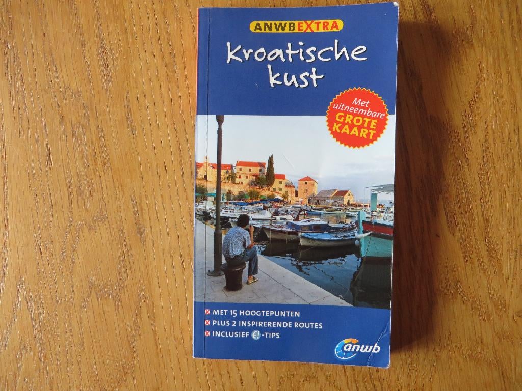 ANWB reisgids Kroatische kust, Boeken, Europa, Ophalen of Verzenden, Zo goed als nieuw, Reisgids of -boek